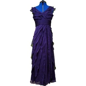 Royal Purple Evening Gown